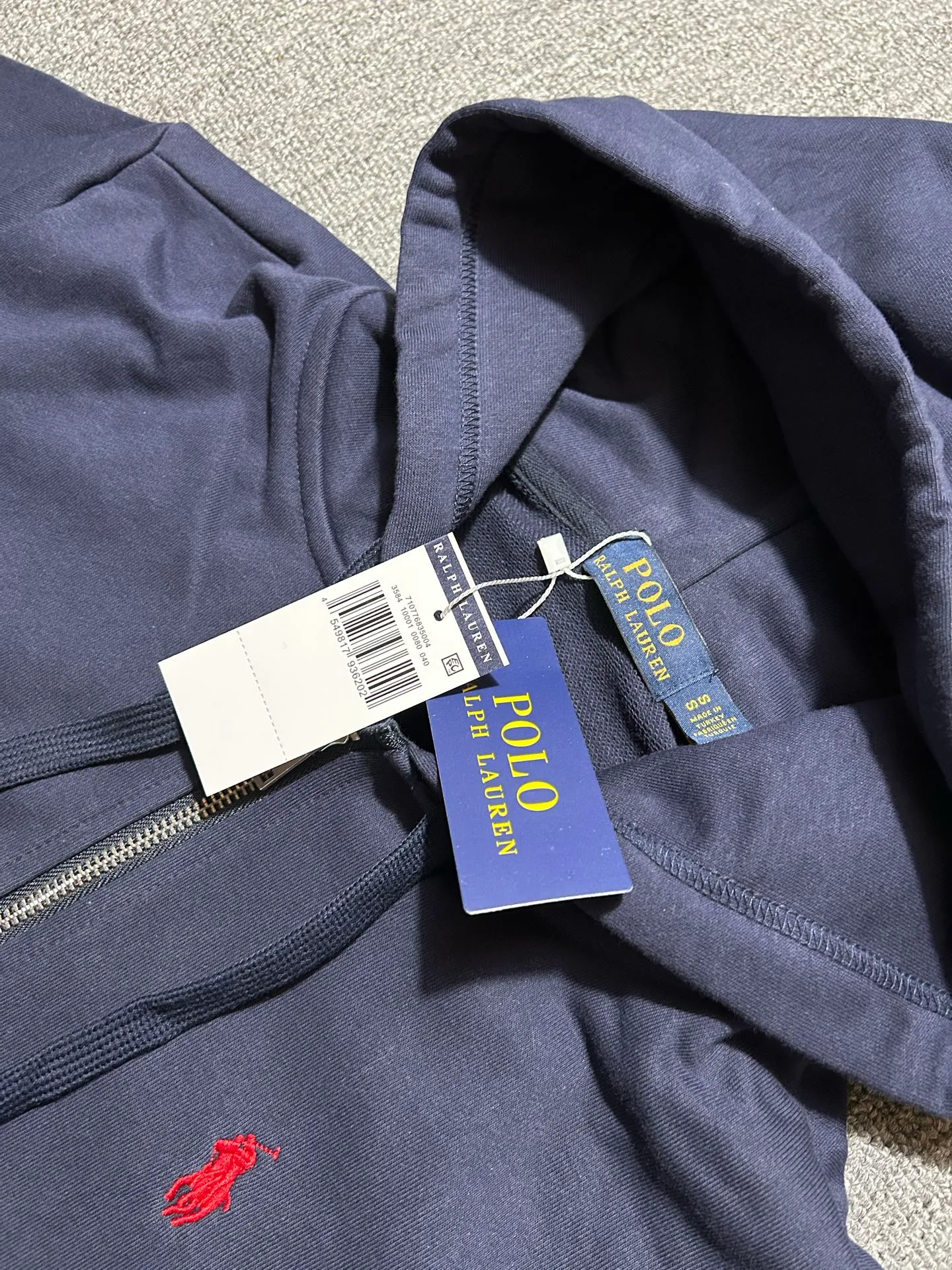 P250 Polo Ralph Lauren FW23 brand logo embroidered cardigan sweatshirt Size: S-XL